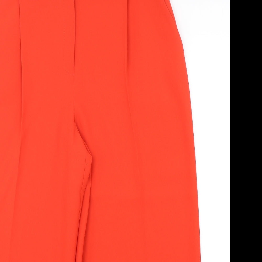 Karen Millen Womens Red  Polyester Trousers  Size 16 L26 in Regular