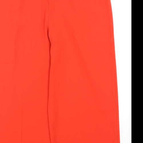 Karen Millen Womens Red  Polyester Trousers  Size 16 L26 in Regular