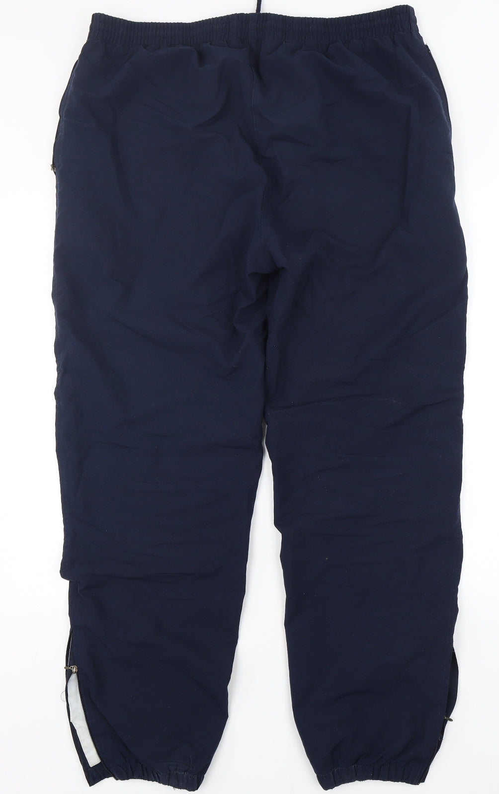 Reebok Mens Blue  Polyester Jogger Trousers Size L L30 in Regular