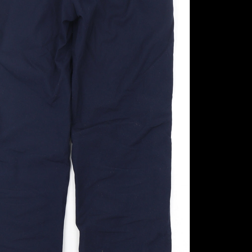 Reebok Mens Blue  Polyester Jogger Trousers Size L L30 in Regular