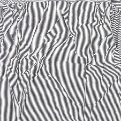 Selected Homme Mens Multicoloured Striped Cotton  Button-Up Size M Collared Button