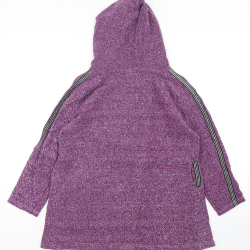 BDM Womens Purple  Polyester Pullover Hoodie Size S