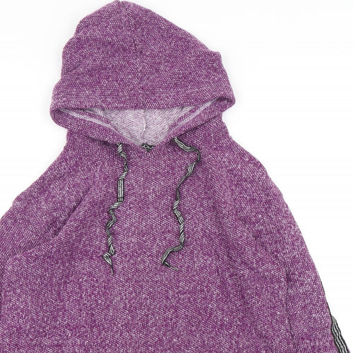 BDM Womens Purple  Polyester Pullover Hoodie Size S