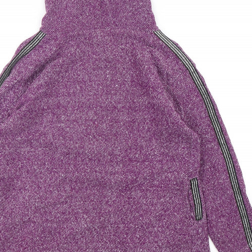BDM Womens Purple  Polyester Pullover Hoodie Size S