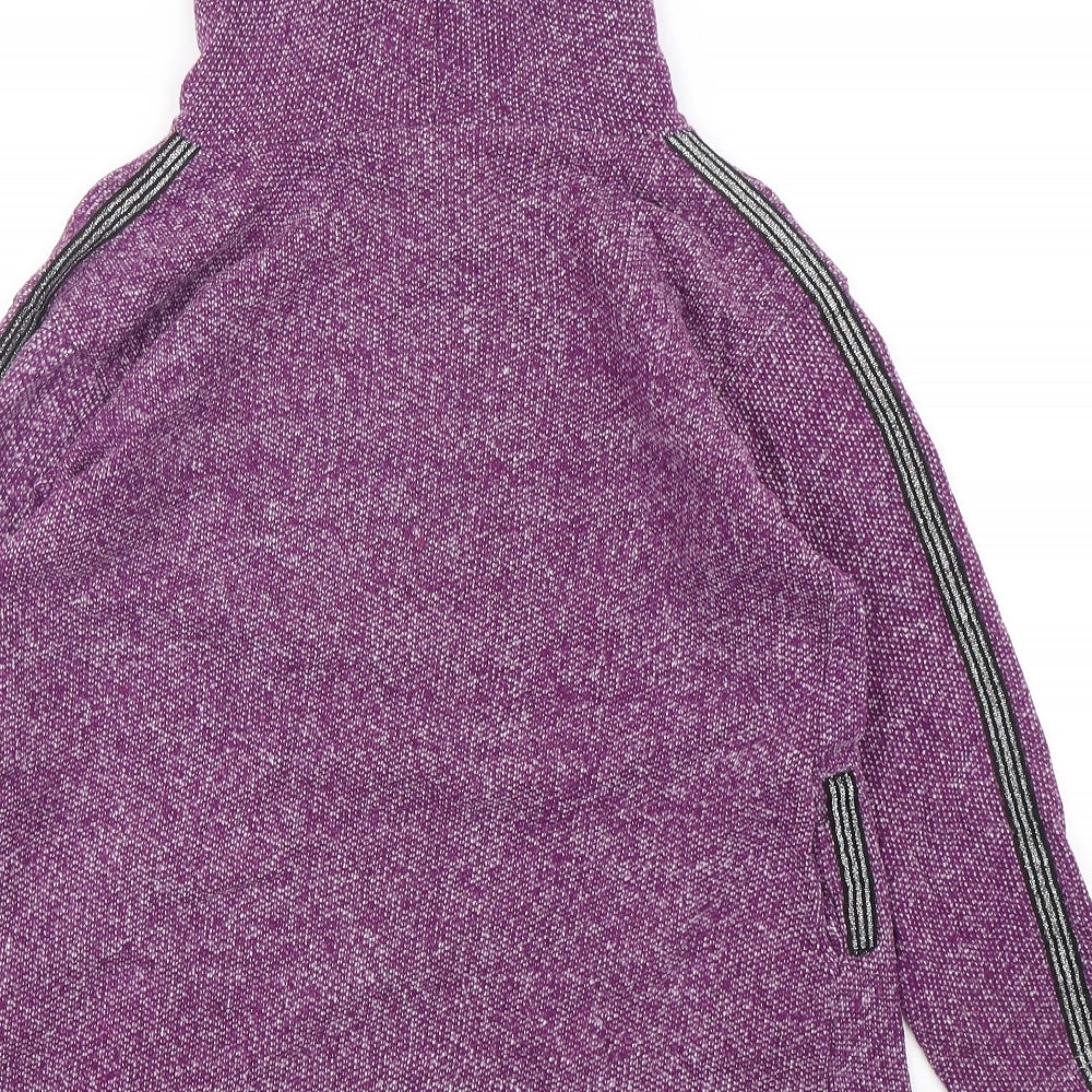BDM Womens Purple  Polyester Pullover Hoodie Size S