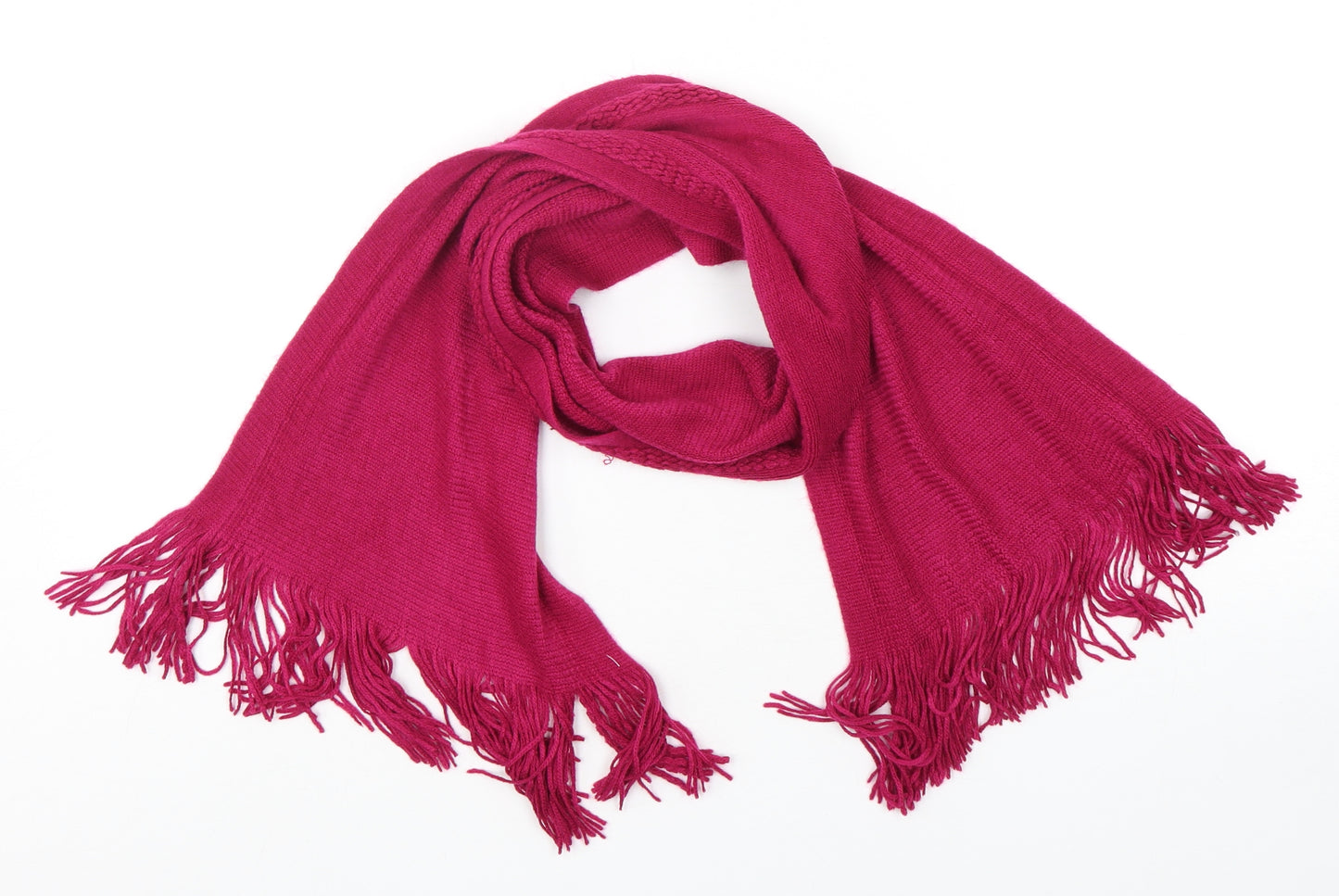 Preworn Womens Purple  Polyester  Scarf