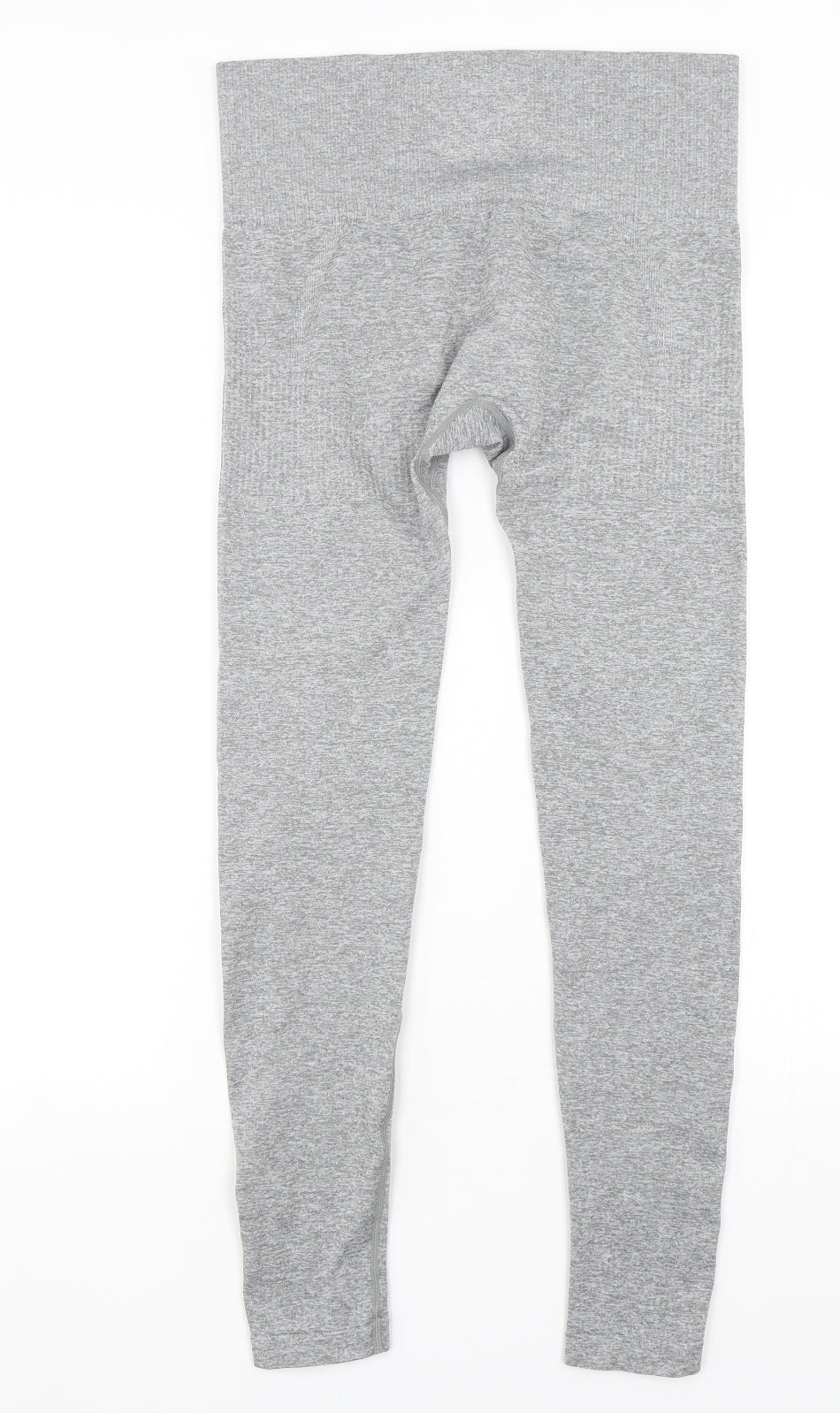 Primark Womens Grey  Polyester Compression Leggings Size 12 L27 in Regular