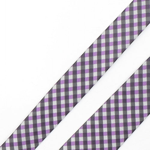 Nuova Moda Mens Multicoloured Plaids & Checks Polyester Pointed Tie One Size