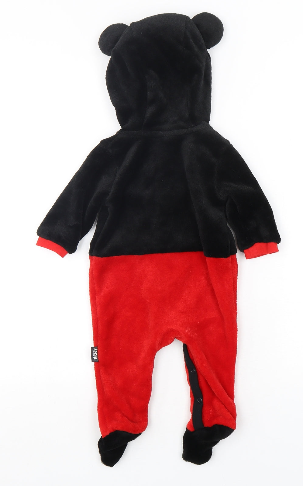Disney Baby Baby Multicoloured Colourblock Polyester  One Piece Size 3-6 Months   - Mickey Mouse