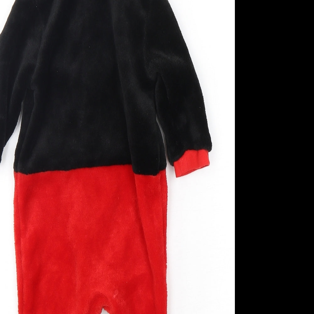 Disney Baby Baby Multicoloured Colourblock Polyester  One Piece Size 3-6 Months   - Mickey Mouse