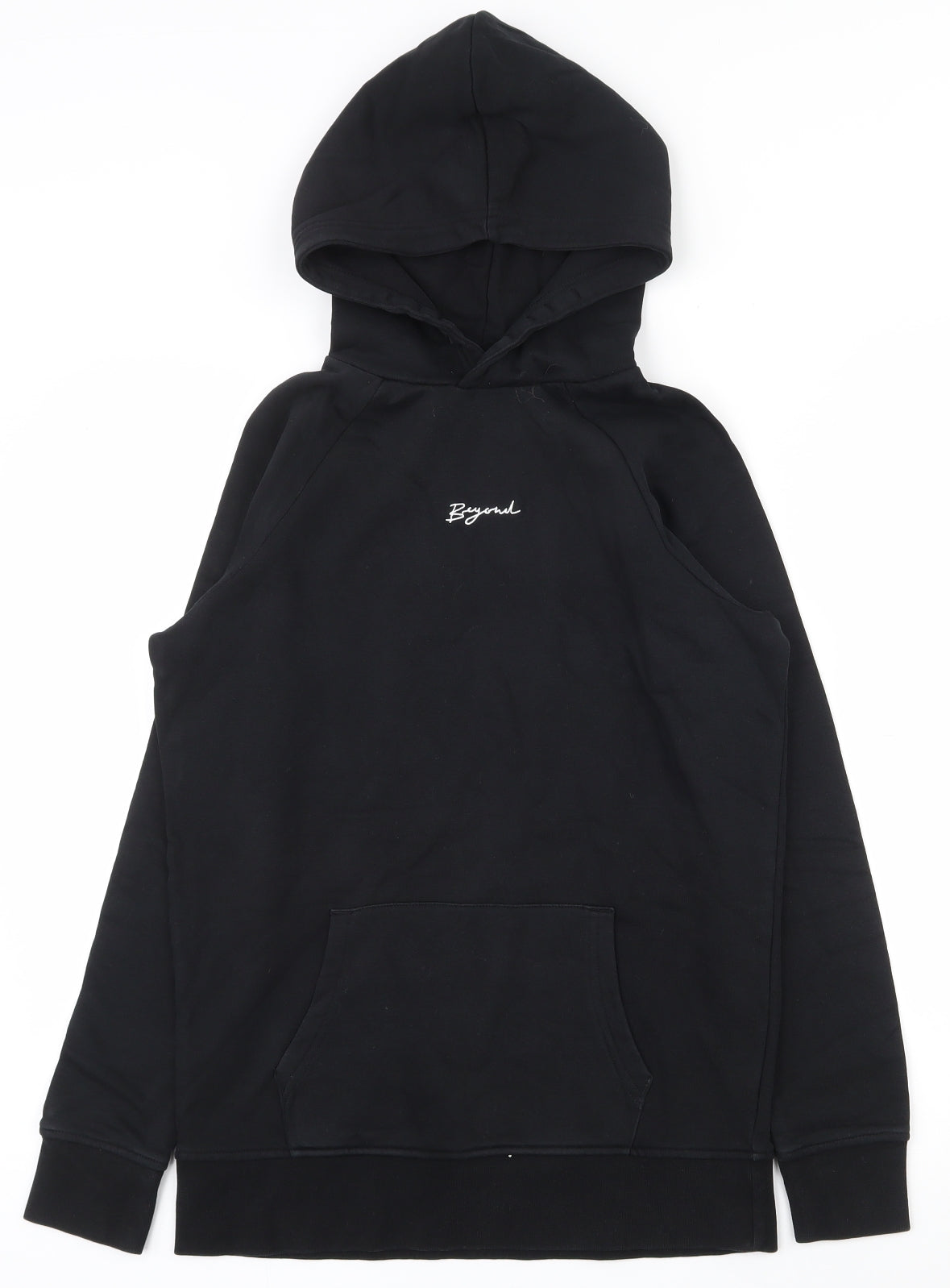 George Girls Black  Cotton Pullover Hoodie Size 11-12 Years  Pullover