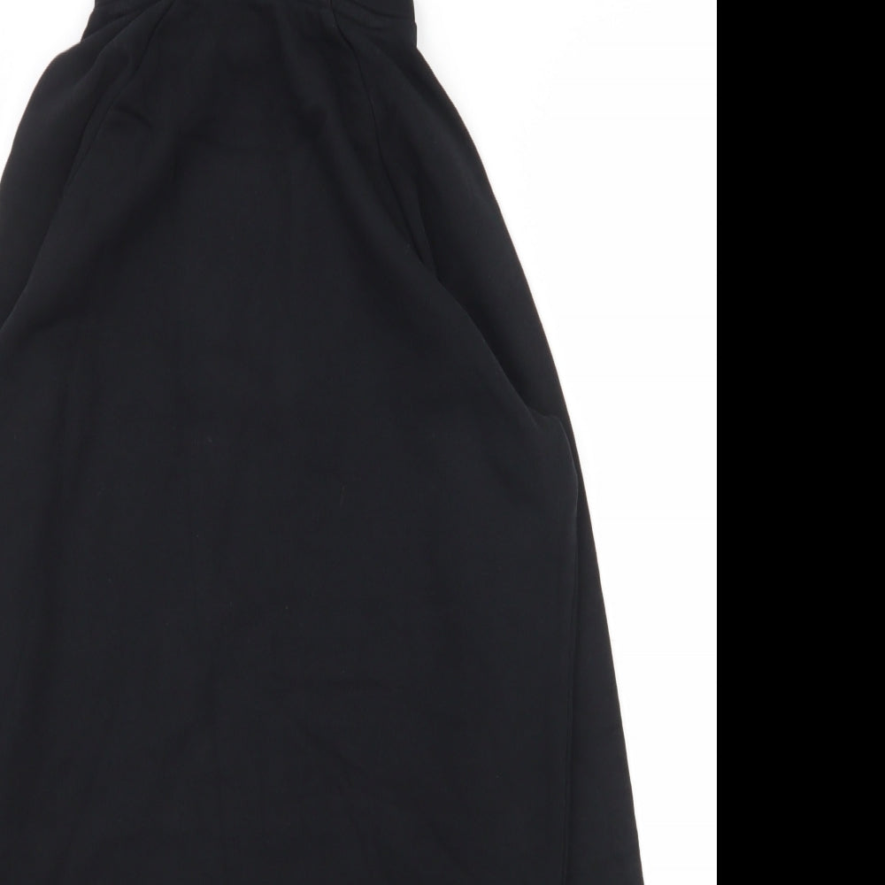 George Girls Black  Cotton Pullover Hoodie Size 11-12 Years  Pullover