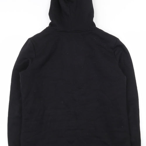 DC Shoes Mens Black  Cotton Full Zip Hoodie Size XL