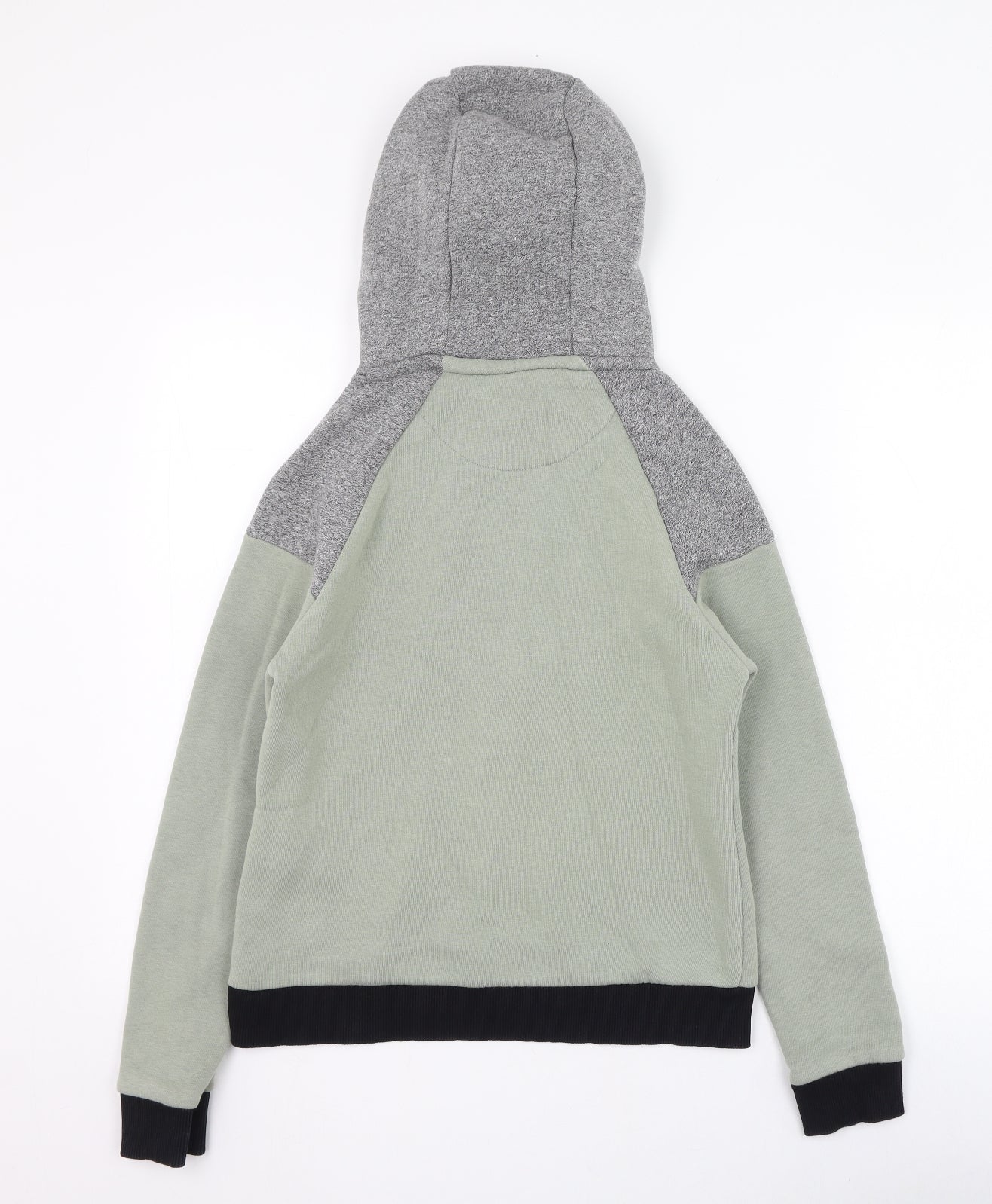 Sonneti Girls Green Colourblock Polyester Pullover Hoodie Size 13-14 Years  Pullover - Sonneti World Tour