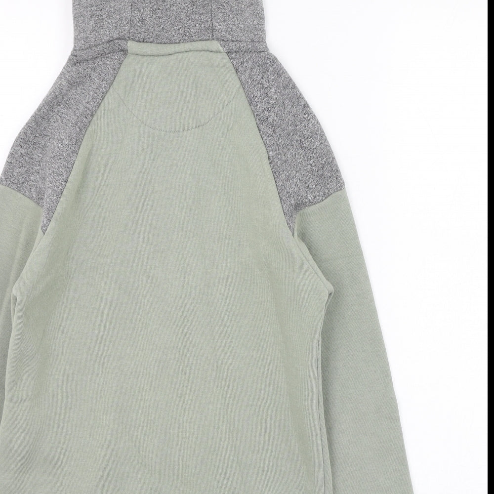 Sonneti Girls Green Colourblock Polyester Pullover Hoodie Size 13-14 Years  Pullover - Sonneti World Tour