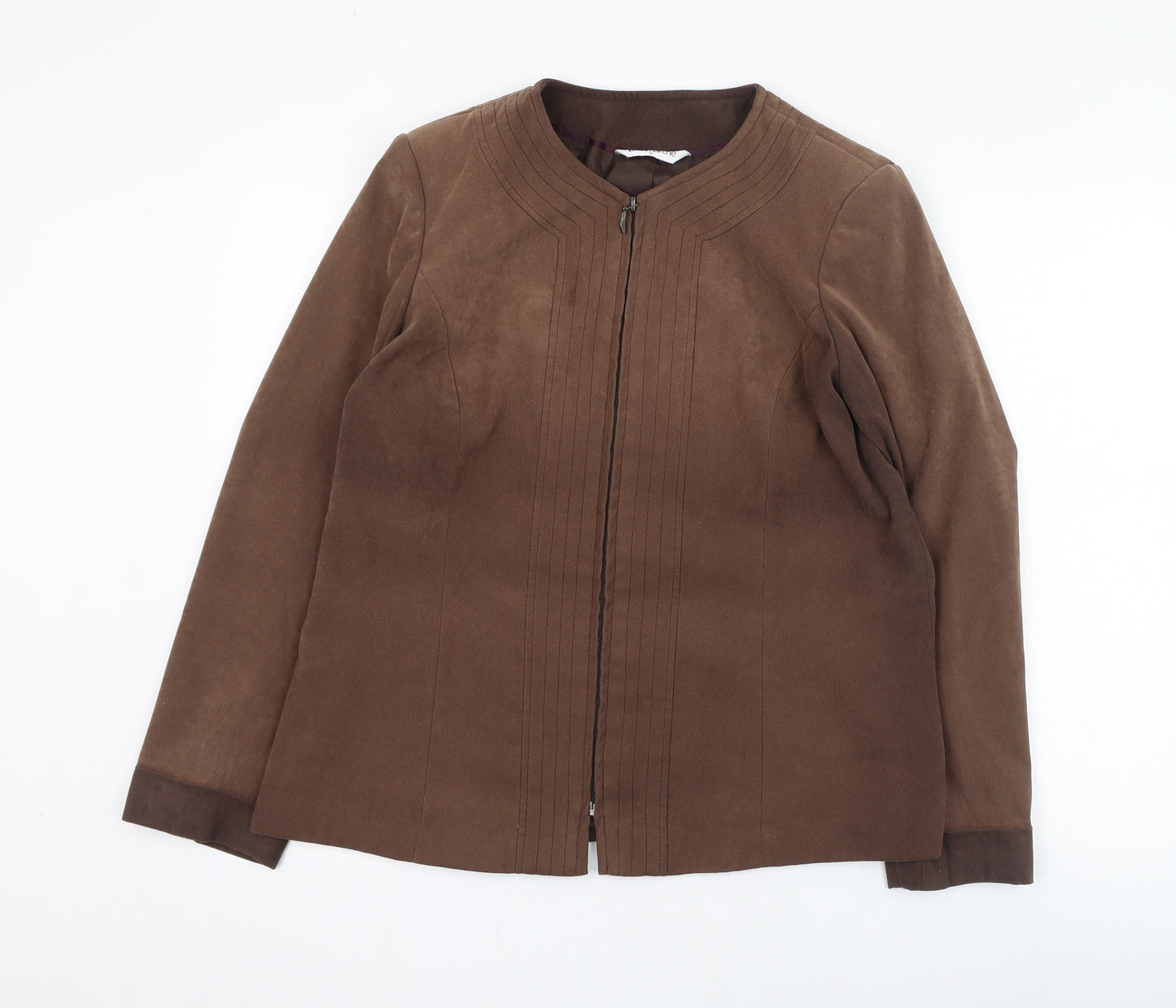Bonmarché Womens Brown   Jacket  Size 16  Zip