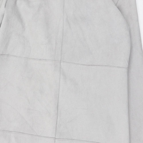 Primark Womens Grey   Overcoat Coat Size 12  Button