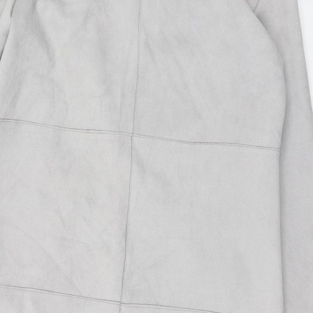 Primark Womens Grey   Overcoat Coat Size 12  Button