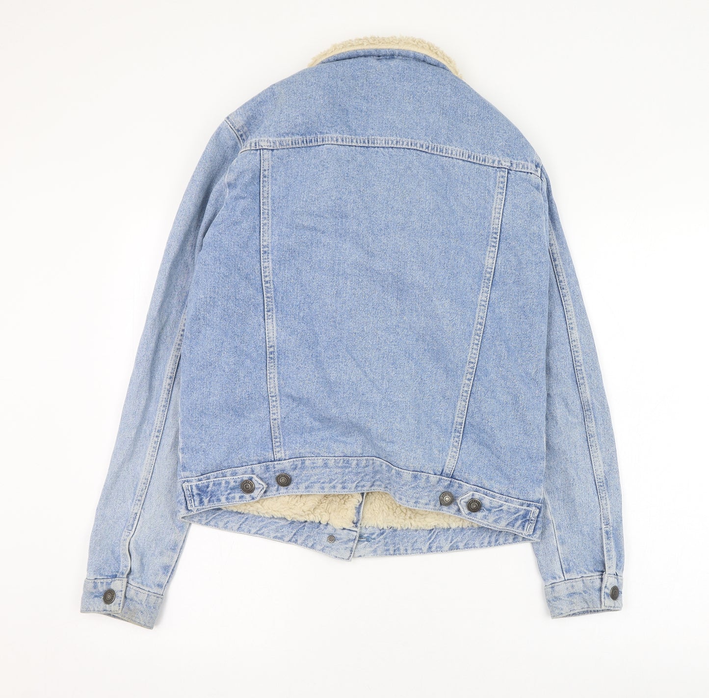 Topshop Womens Blue   Jacket  Size 10  Button