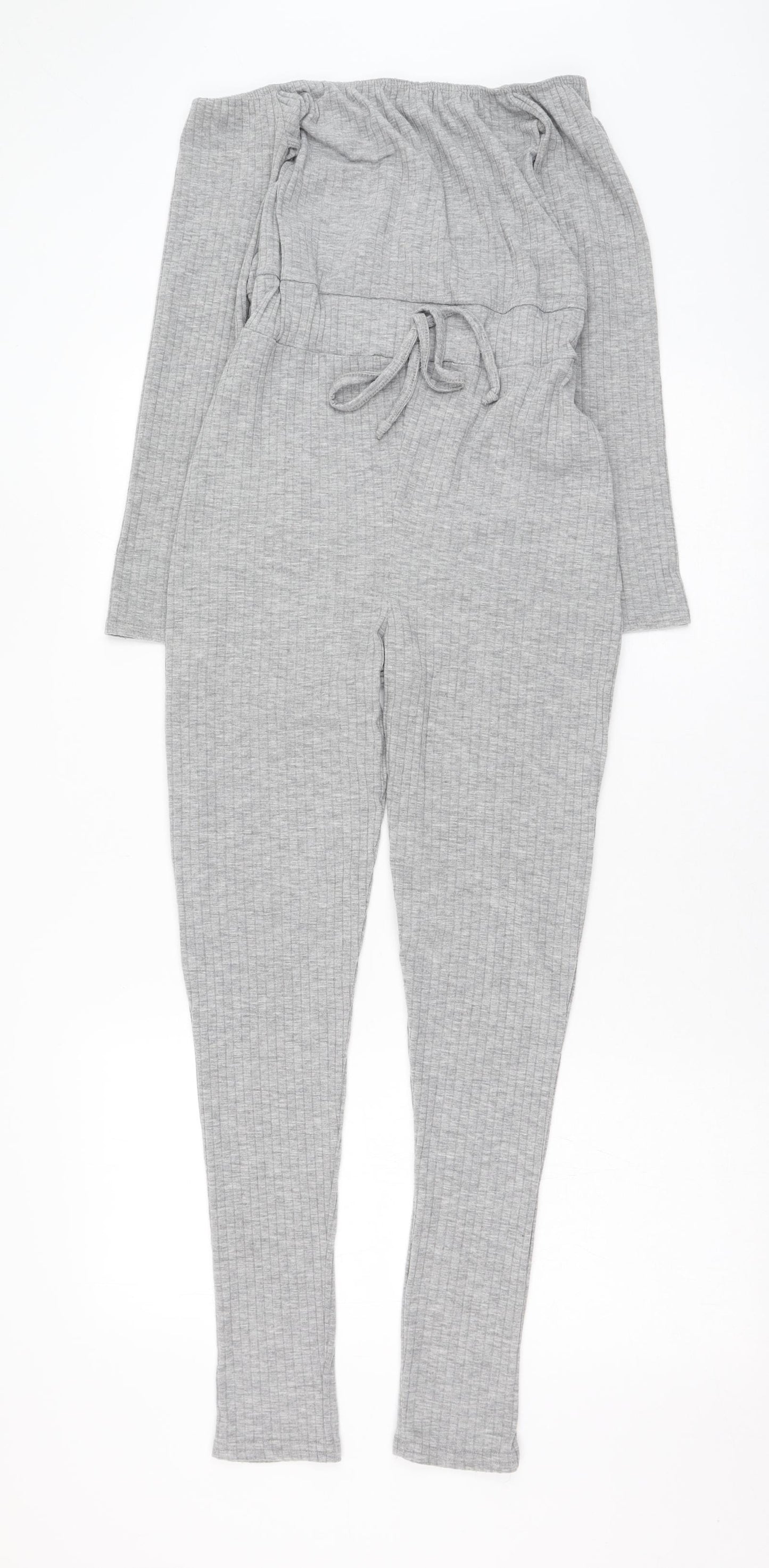 In the Style Womens Grey  Polyester Jumpsuit One-Piece Size 6 L28 in Pullover