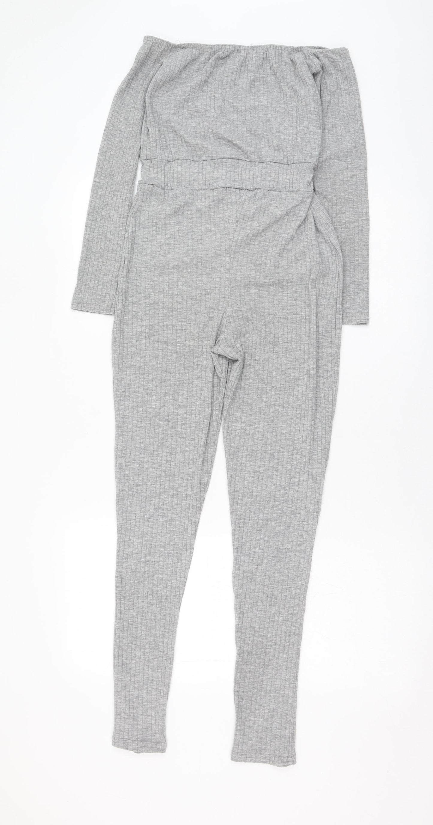 In the Style Womens Grey  Polyester Jumpsuit One-Piece Size 6 L28 in Pullover