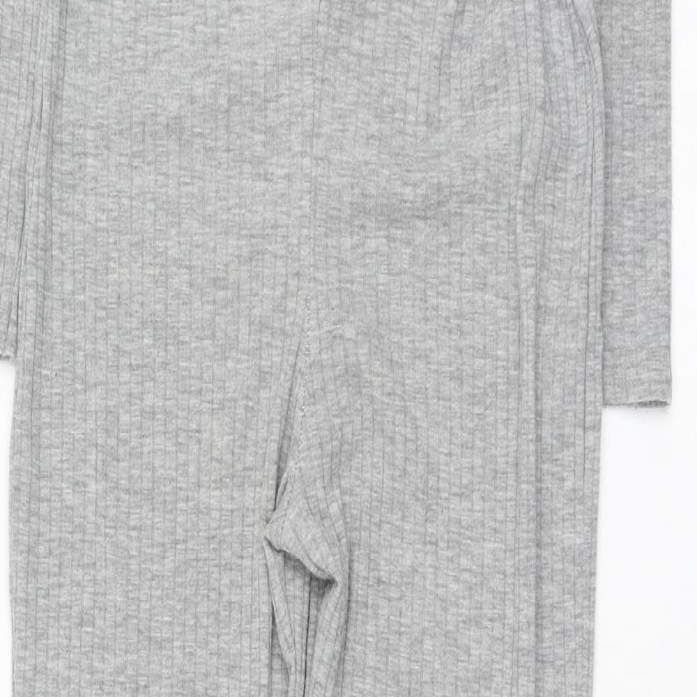 In the Style Womens Grey  Polyester Jumpsuit One-Piece Size 6 L28 in Pullover