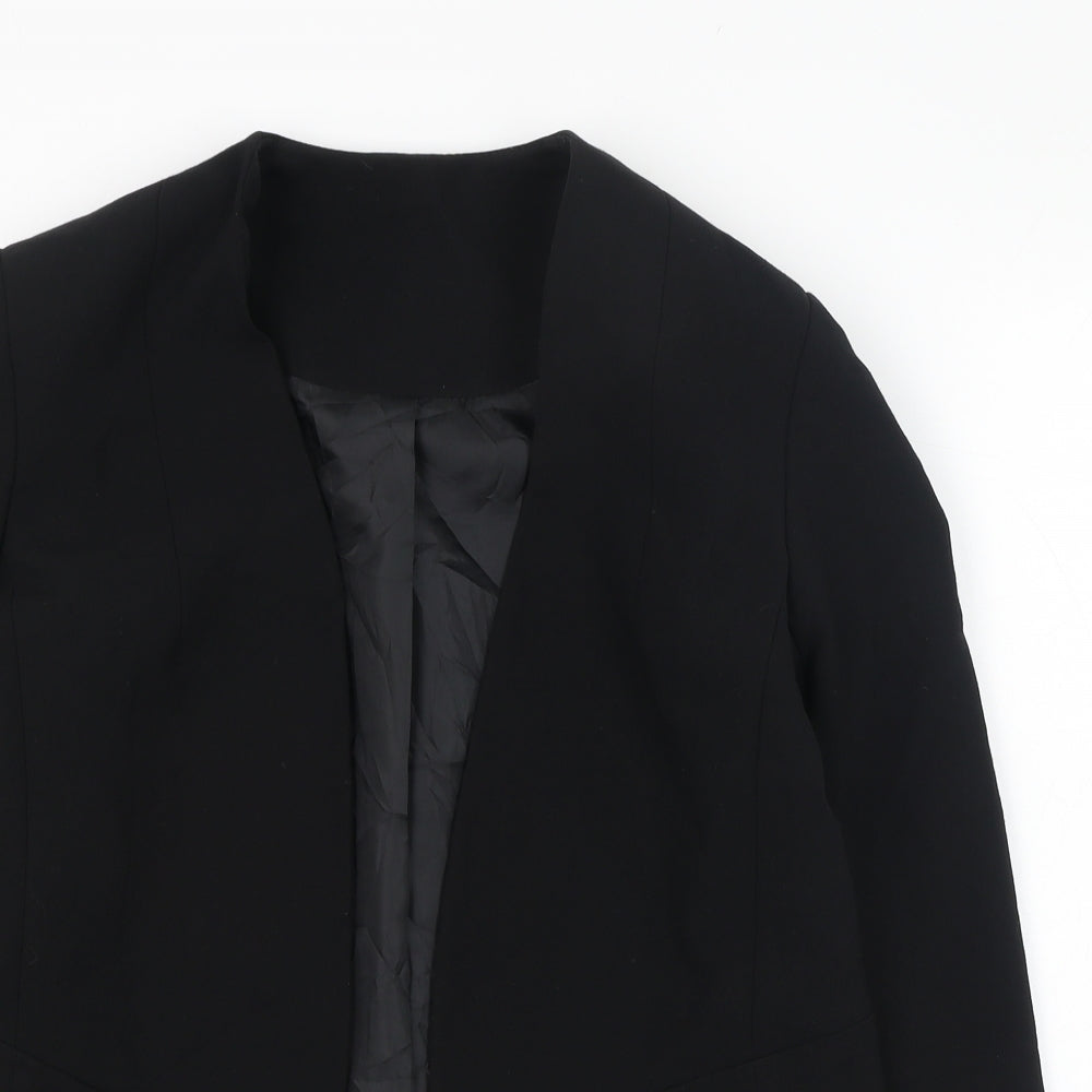 Preworn Womens Black   Jacket Blazer Size 10