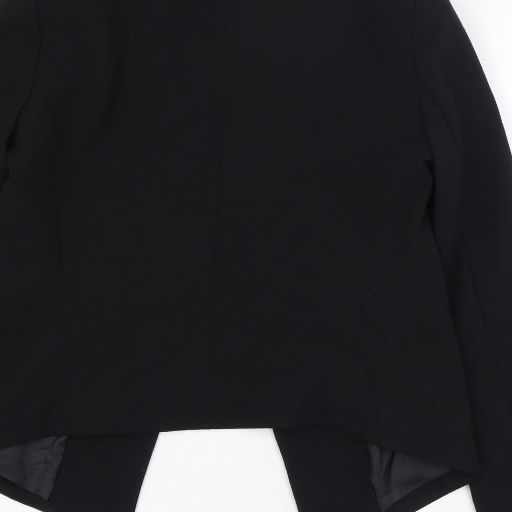 Preworn Womens Black   Jacket Blazer Size 10