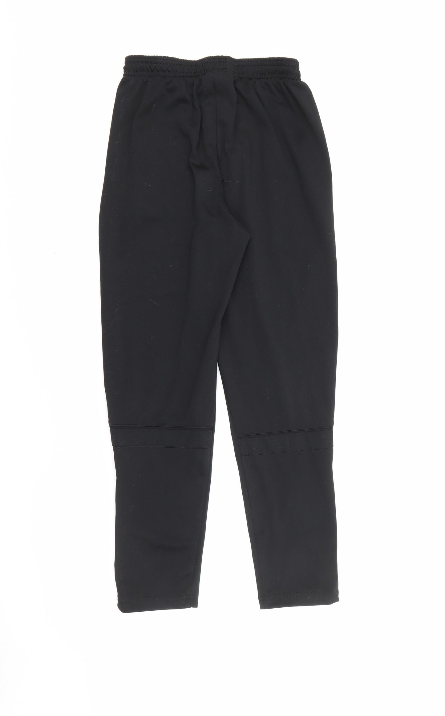 Nike Boys Black  Polyester Jogger Trousers Size 12-13 Years  Regular
