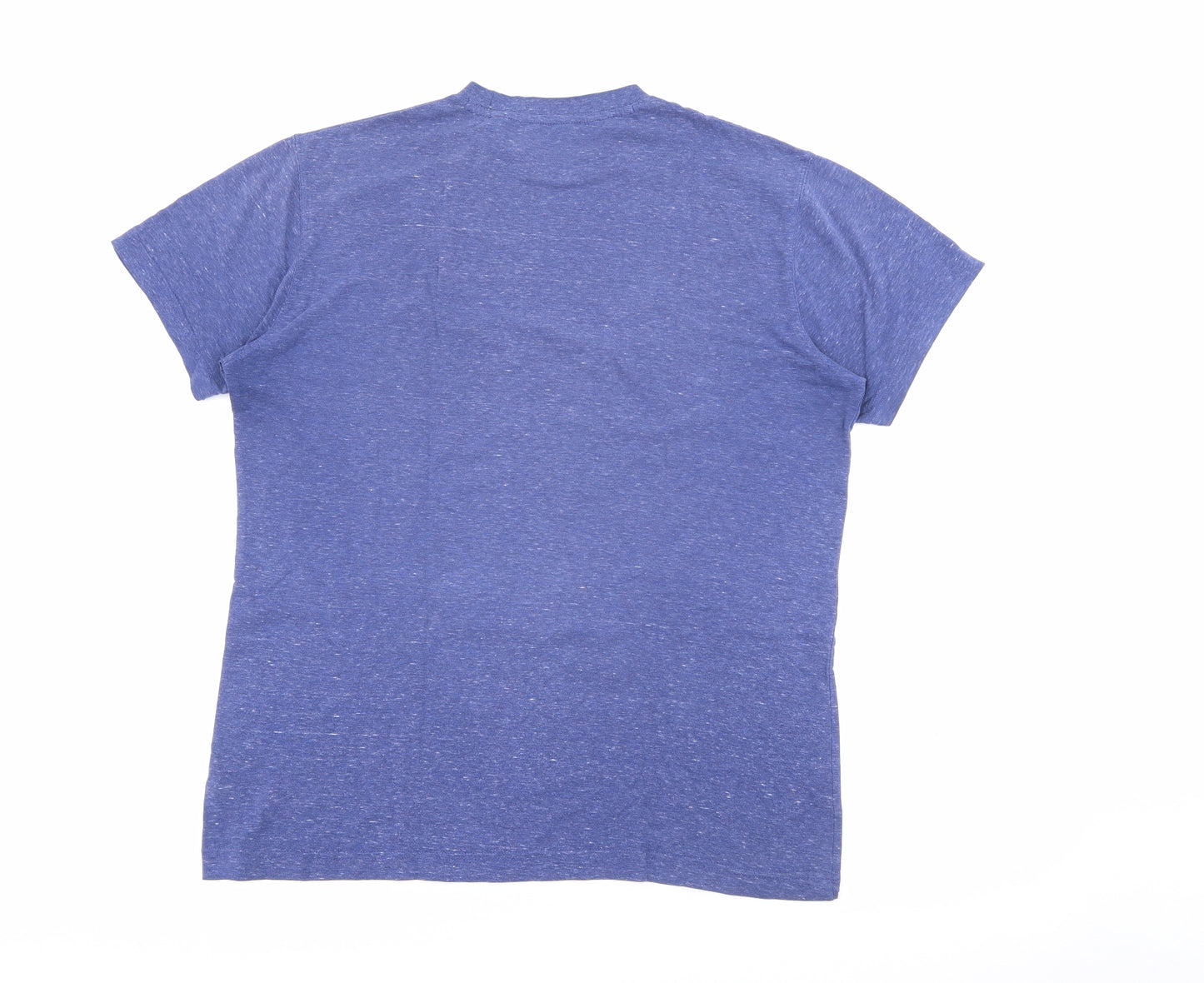 TU Mens Blue  Cotton  T-Shirt Size M Crew Neck