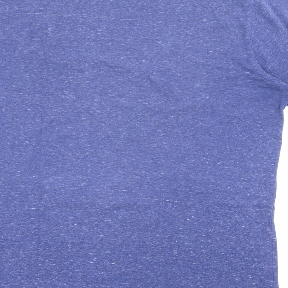 TU Mens Blue  Cotton  T-Shirt Size M Crew Neck