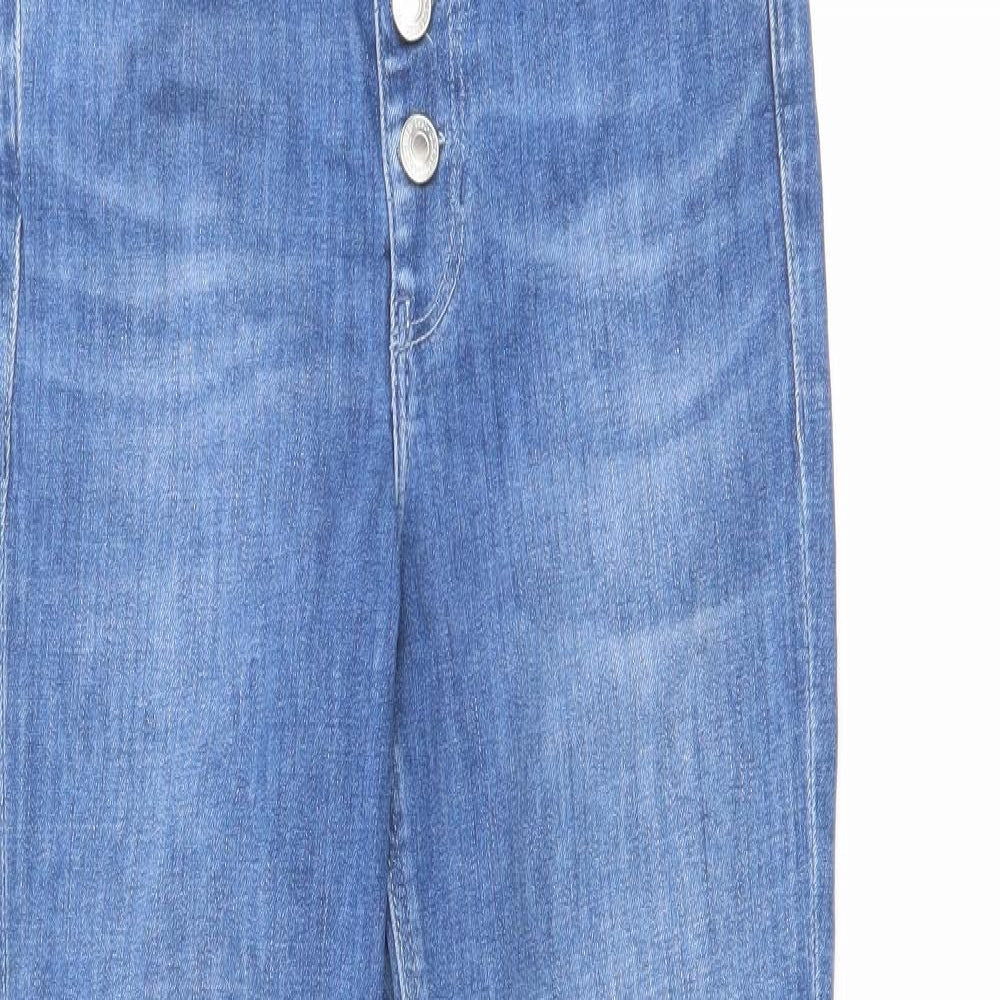GUESS Womens Blue  Polyester Skinny Jeans Size 26 in L28 in Regular Button
