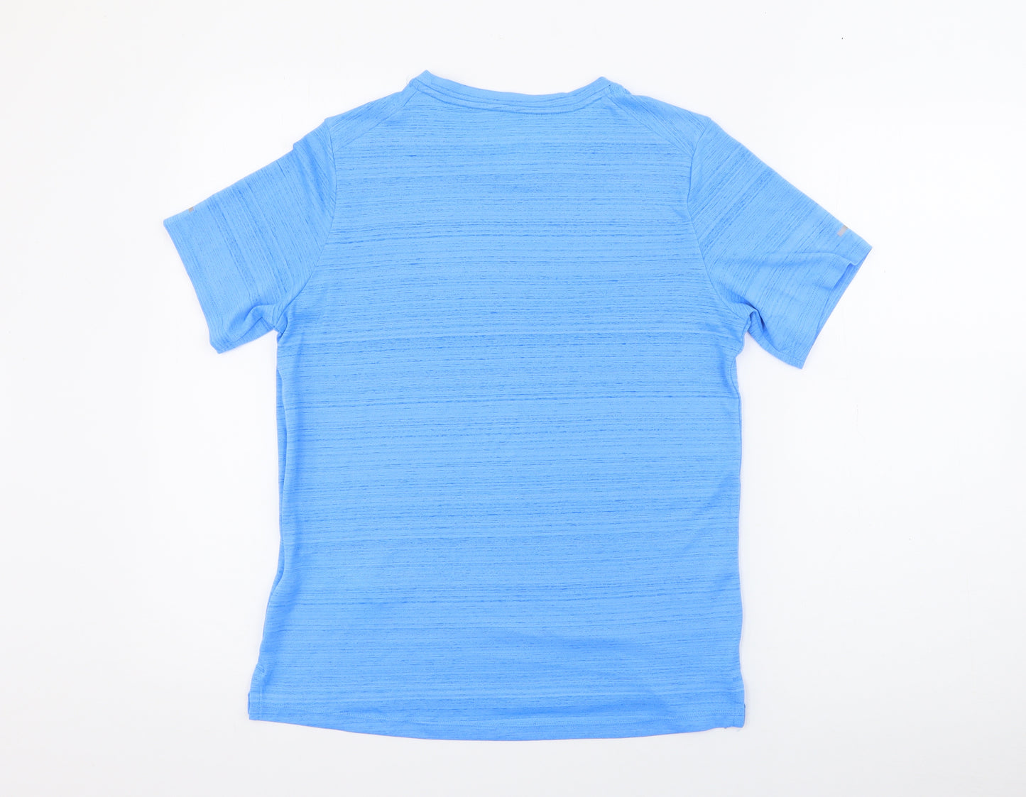 Nike Boys Blue  Polyester Basic T-Shirt Size 13-14 Years Crew Neck