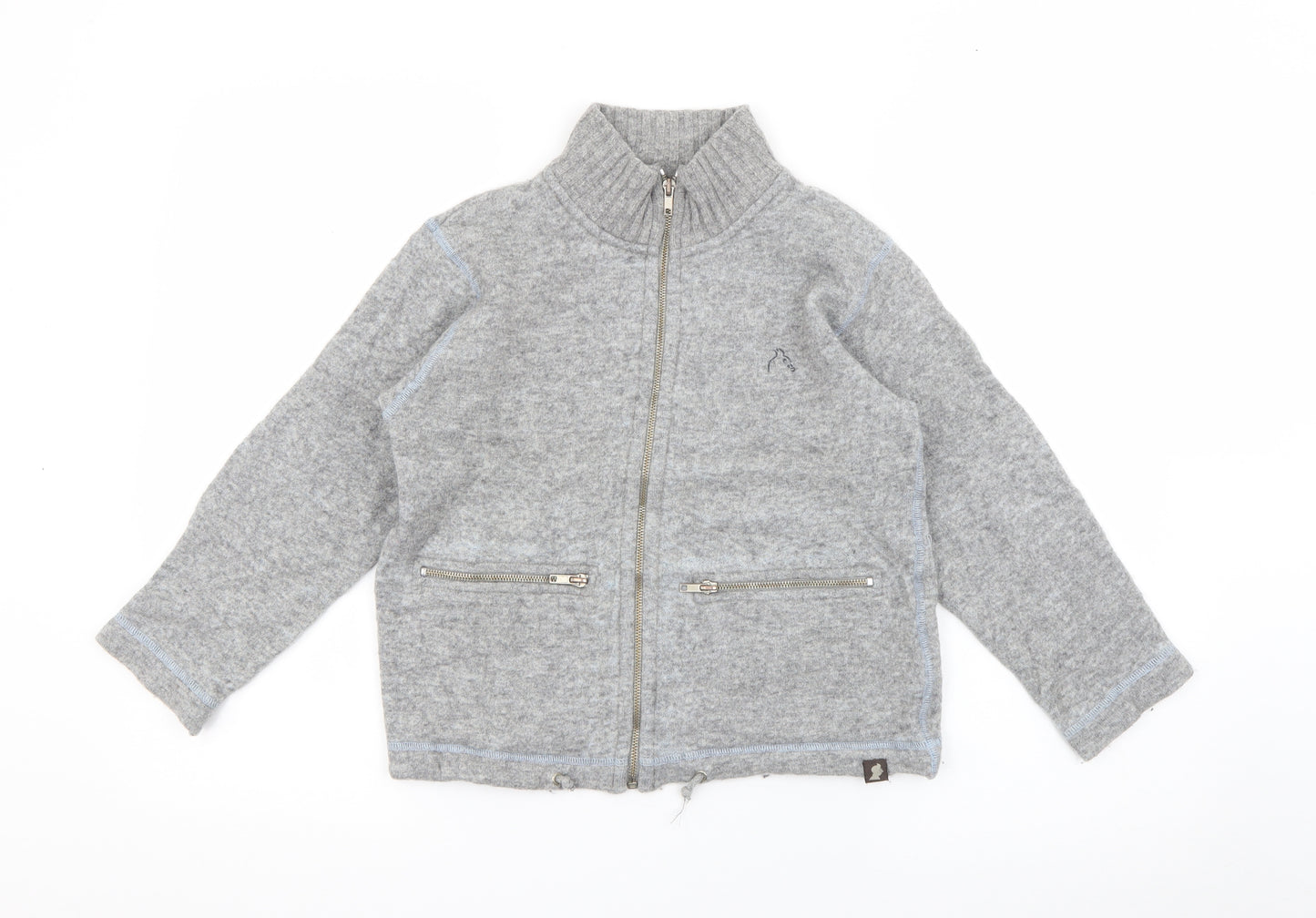 Tintin Boys Grey   Jacket  Size 8 Years  Zip - Tintin