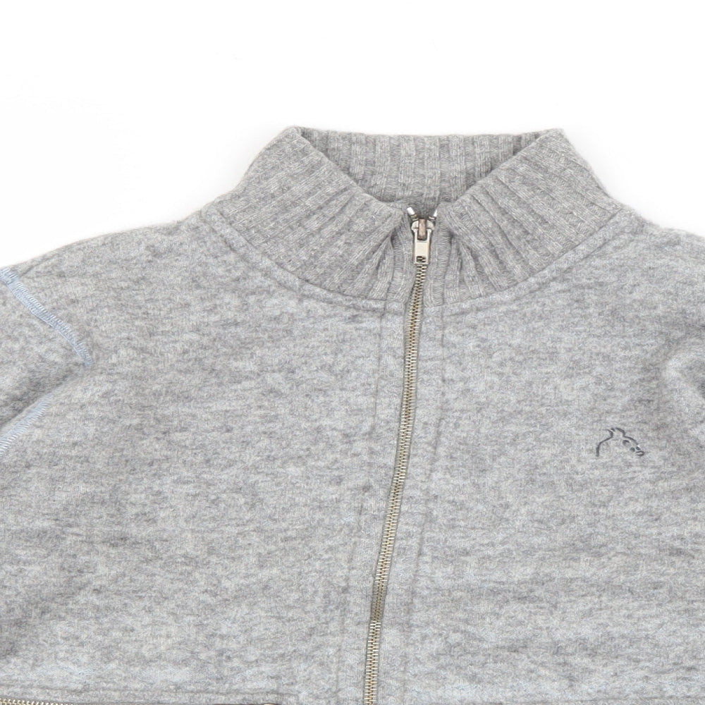 Tintin Boys Grey   Jacket  Size 8 Years  Zip - Tintin
