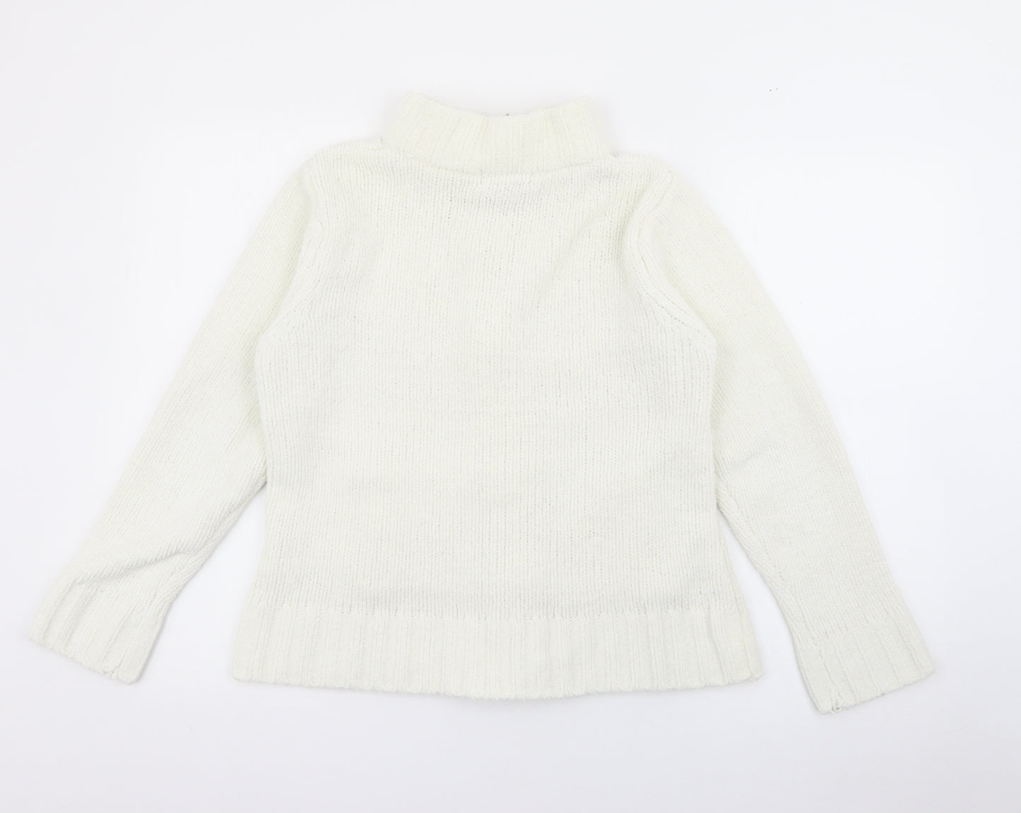 Dixie Womens White   Jacket  Size S  Zip