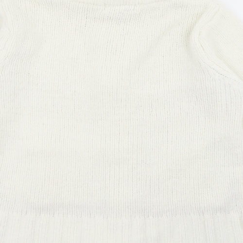 Dixie Womens White   Jacket  Size S  Zip