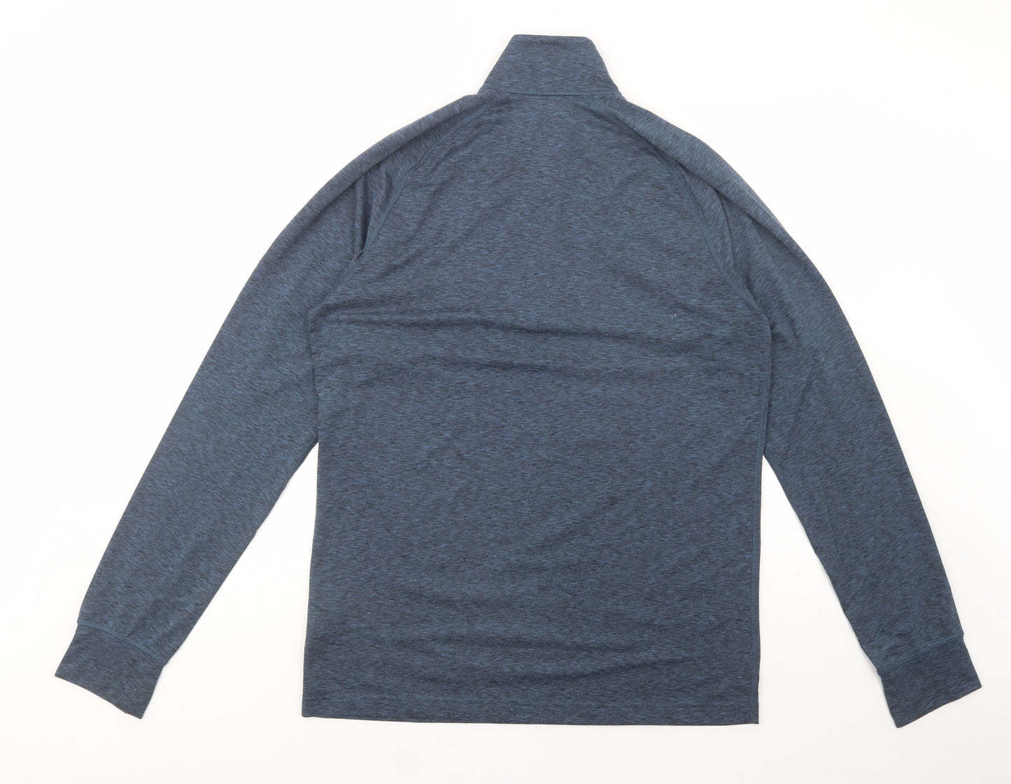 ASICS Mens Blue  Polyester Pullover Sweatshirt Size L