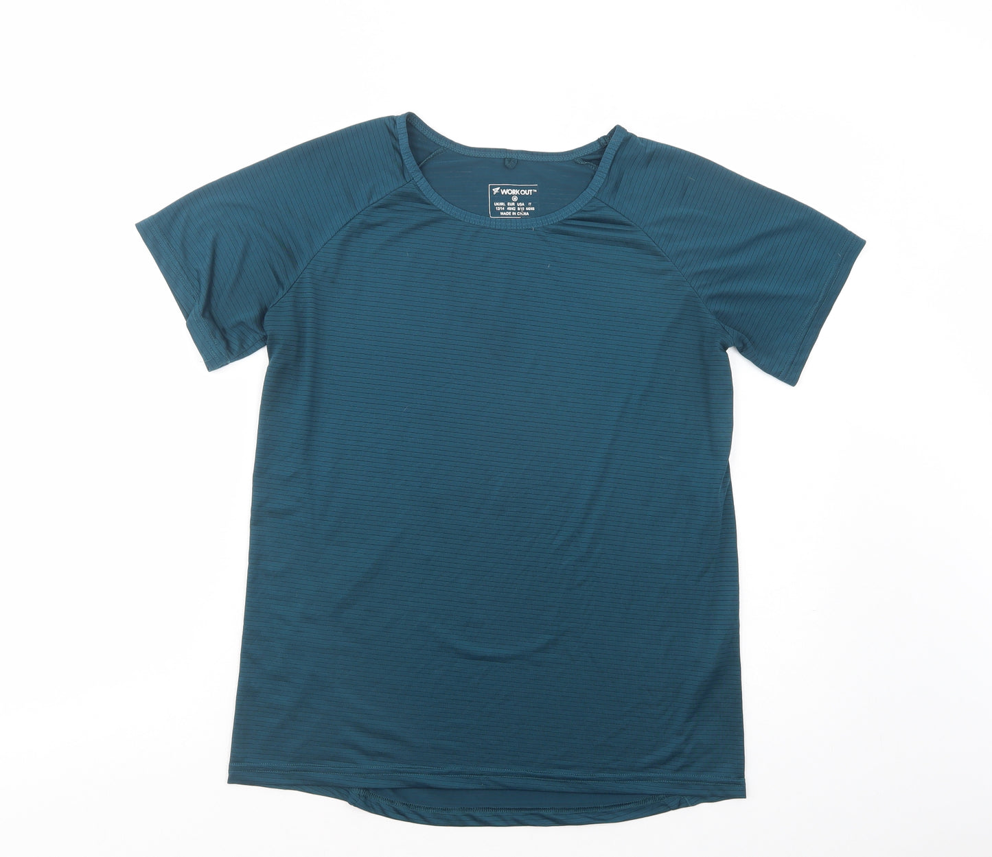 Primark Womens Green  Polyester Pullover T-Shirt Size M Crew Neck Pullover