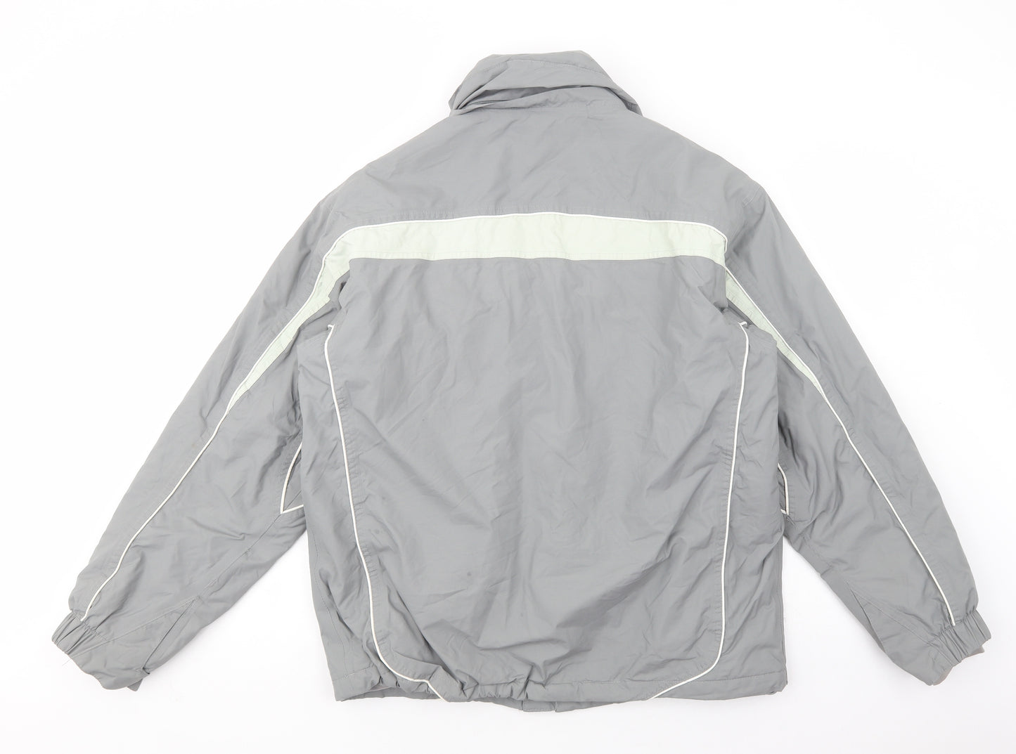 Trespass Mens Grey   Windbreaker Jacket Size M  Zip