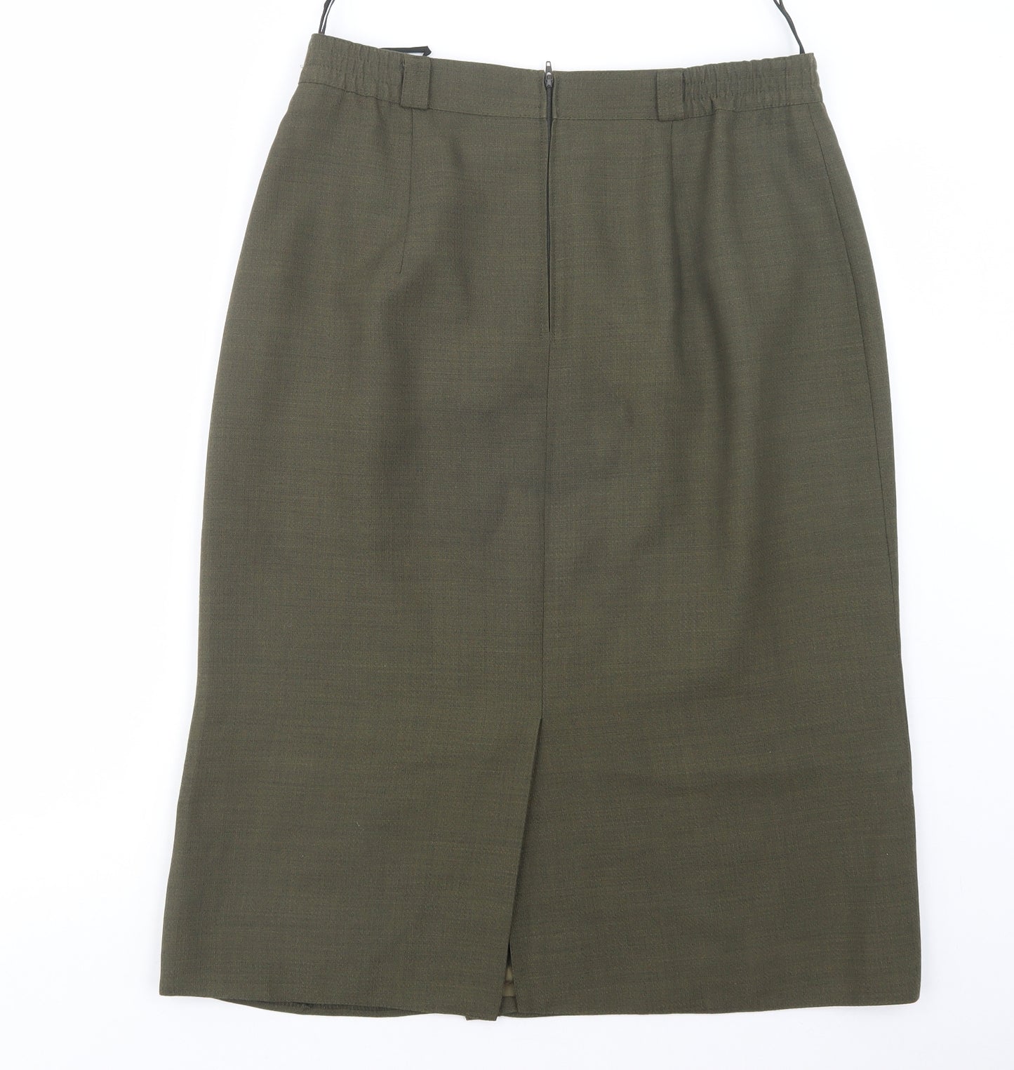 Habella Womens Green  Polyester Straight & Pencil Skirt Size 20   Zip