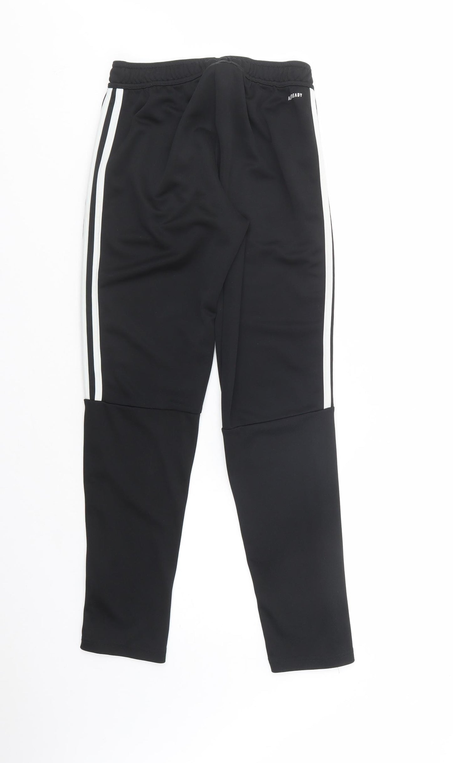 adidas Girls Black  Polyester Jogger Trousers Size 13-14 Years  Regular Drawstring