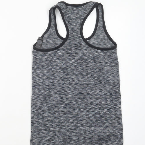 Marks and Spencer Womens Grey  Polyester Pullover Tank Size S Scoop Neck Pullover