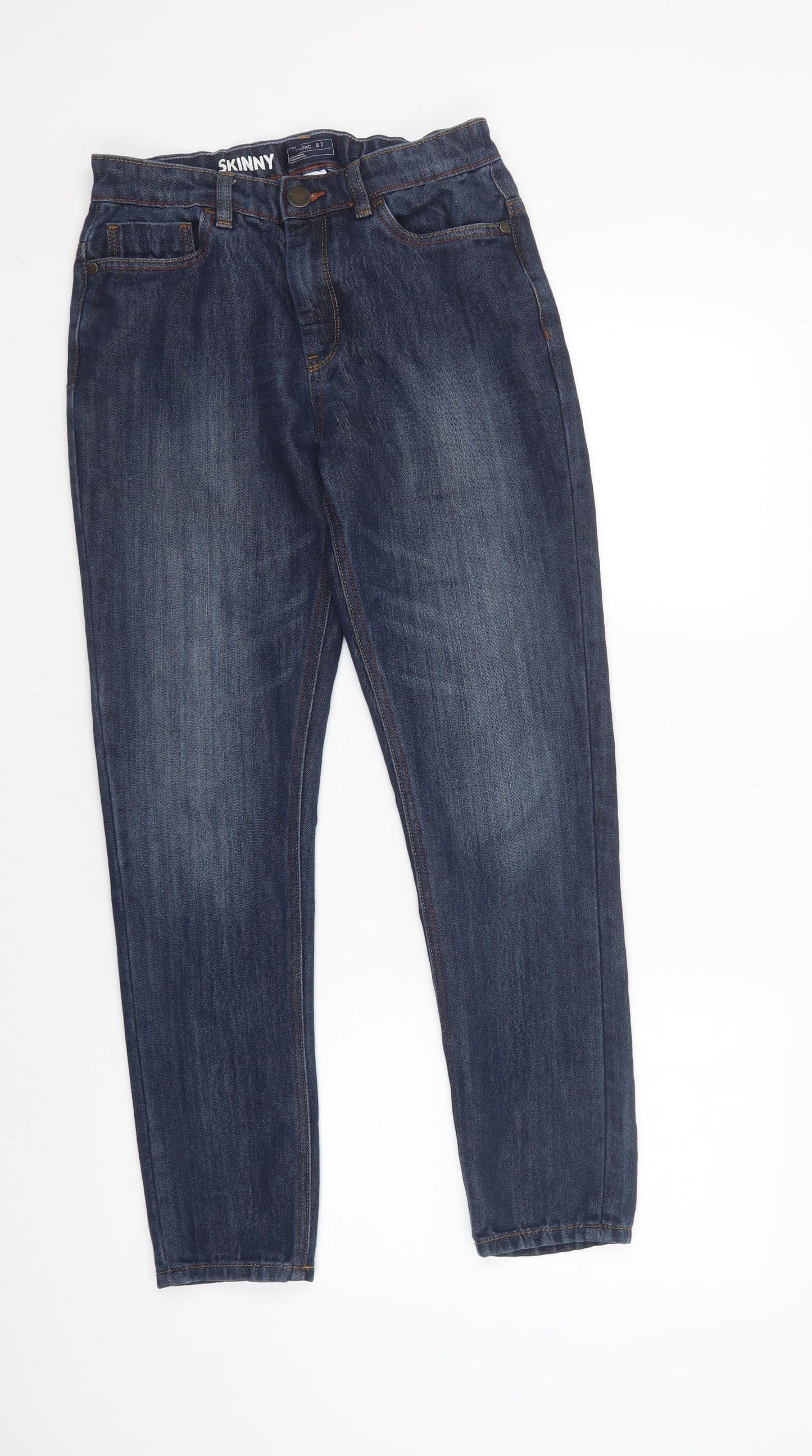 NEXT Boys Blue  Cotton Skinny Jeans Size 15 Years  Regular Button