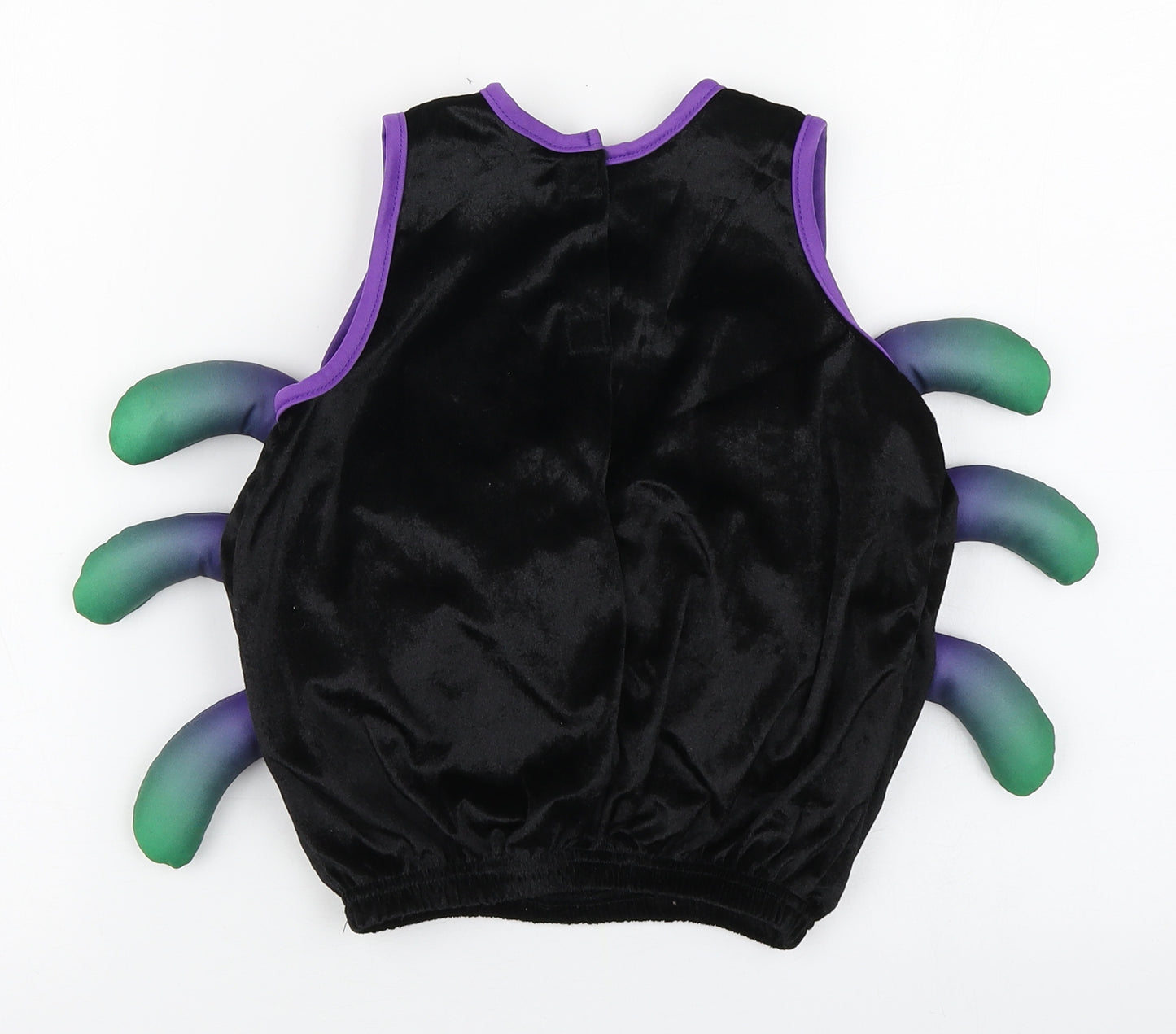 TU Boys Multicoloured  100% Polyester Pullover T-Shirt Size 2-3 Years Round Neck Hook & Loop - Spider Custume