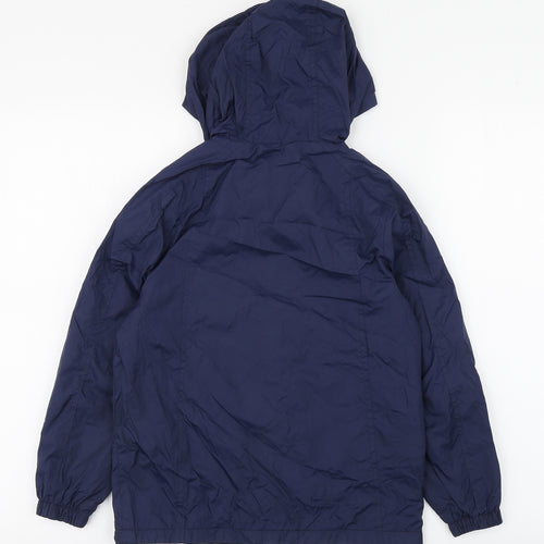 Marks and Spencer Boys Blue   Windbreaker Coat Size 7-8 Years  Zip