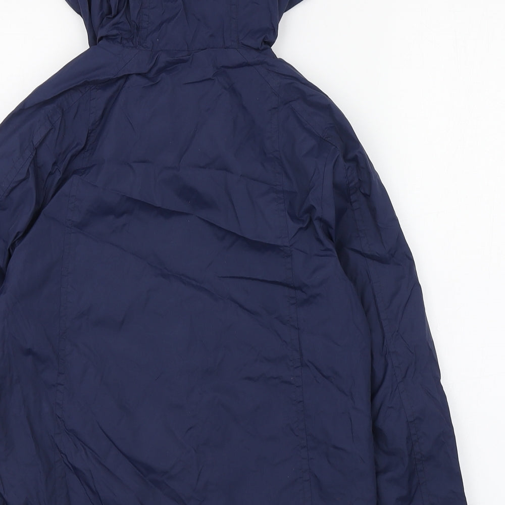 Marks and Spencer Boys Blue   Windbreaker Coat Size 7-8 Years  Zip