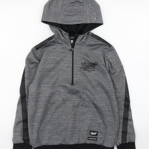 Sonneti Boys Grey  100% Polyester Full Zip Hoodie Size 12-13 Years
