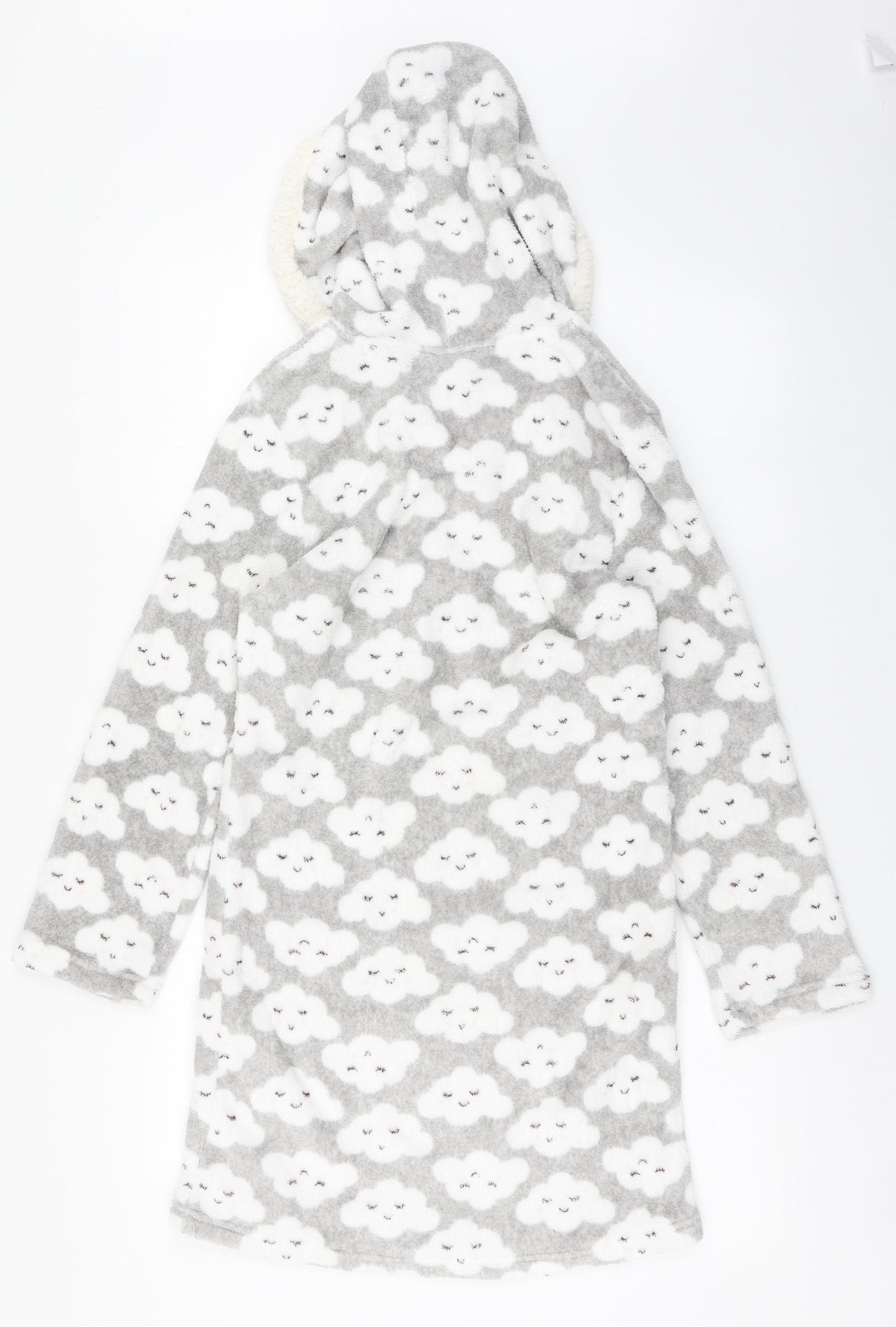 Peacocks Girls Green Geometric 100% Polyester Top One Piece Size 12-13 Years  Pullover