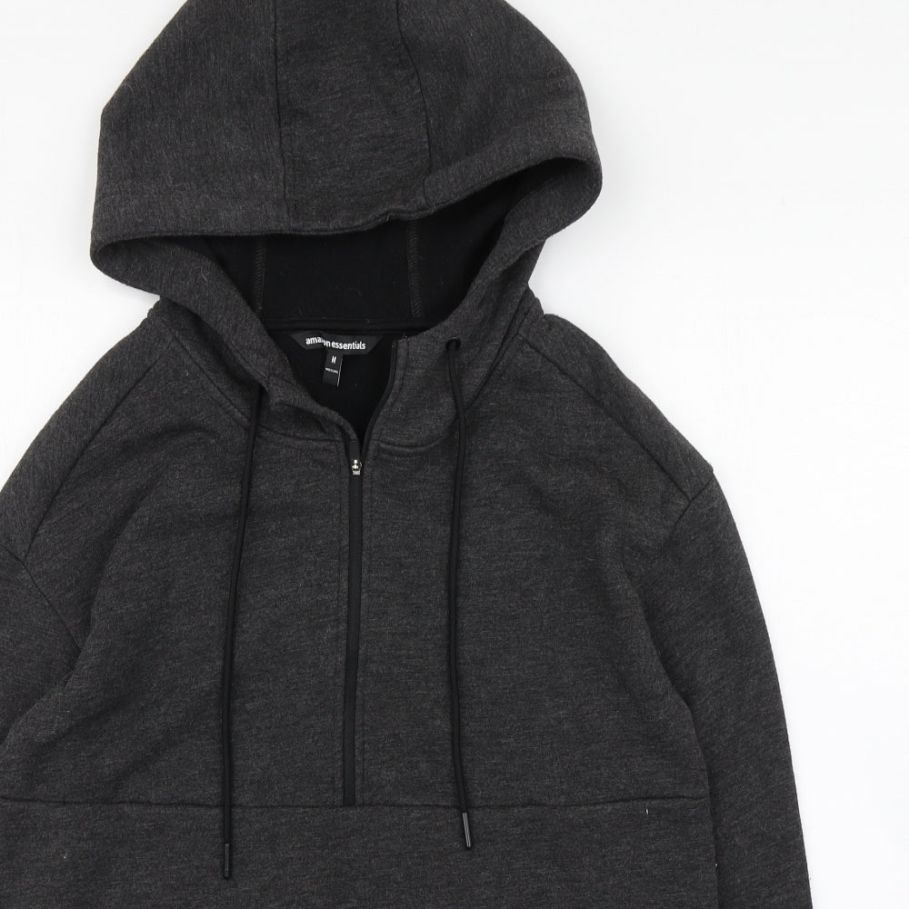Amazon Essentials Mens Grey  Viscose Pullover Hoodie Size M